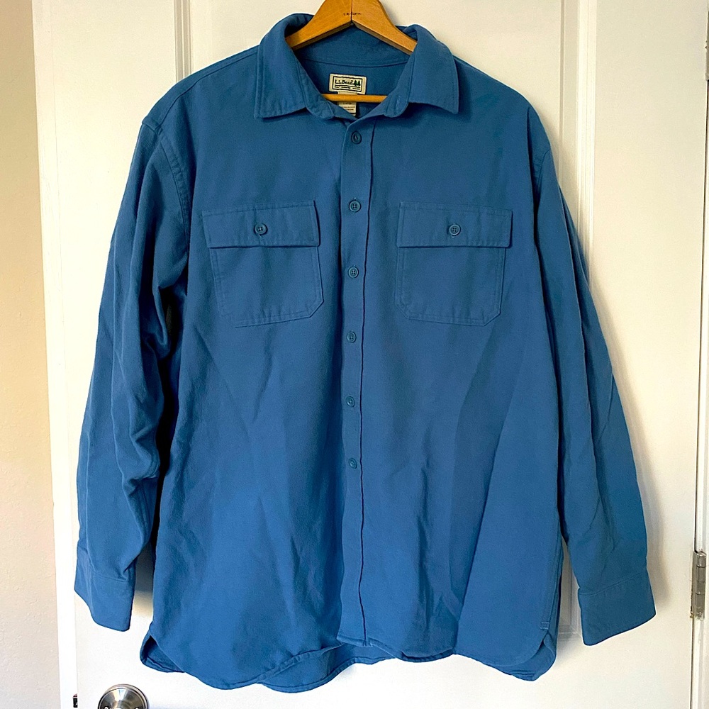 L.L. Bean Button Down Cold Weather Shirt - XL